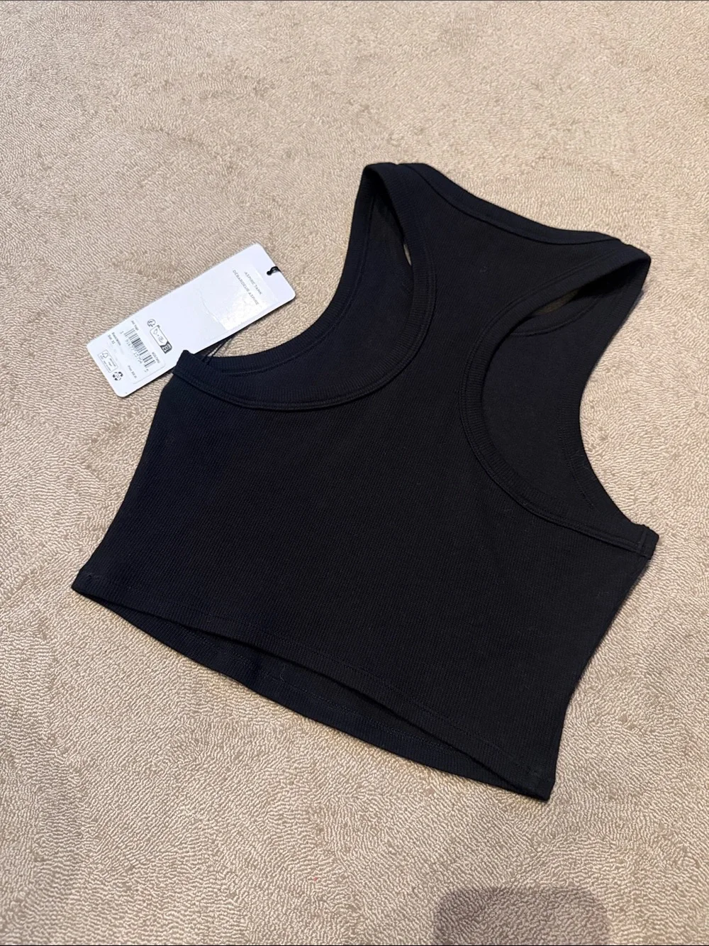 ALO Yoga Black Aspire Tank Top